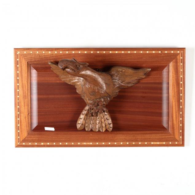 folk-art-carved-wood-eagle-on-plaque