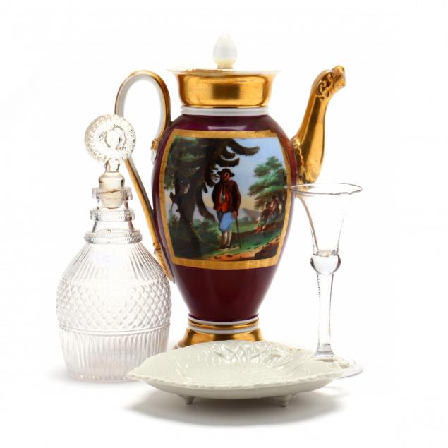 four-pieces-of-antique-glass-and-porcelain