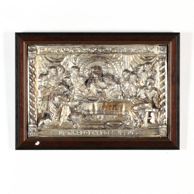 a-vintage-silverplate-plaque-of-the-last-supper