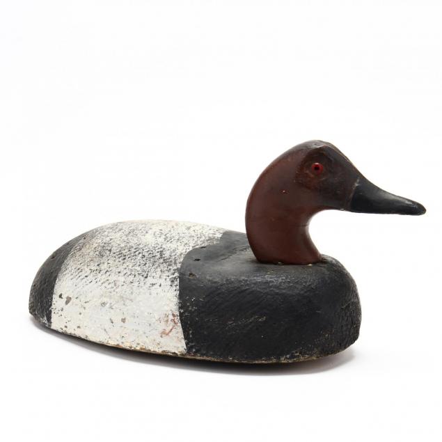 vintage-carved-and-painted-duck-decoy