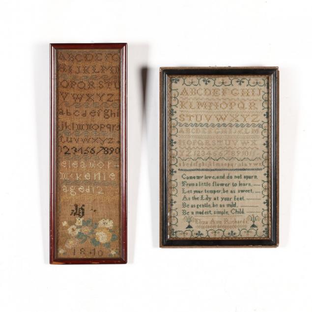 two-antique-framed-samplers