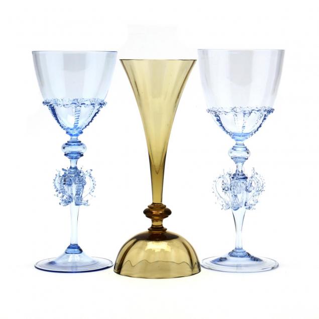 three-venetian-glass-goblets