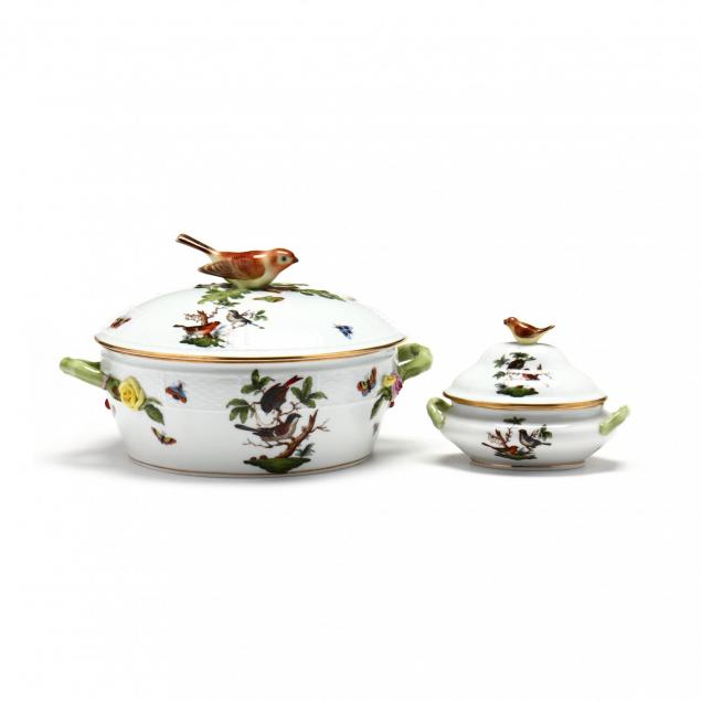 herend-two-lidded-rothschild-bird-dishes