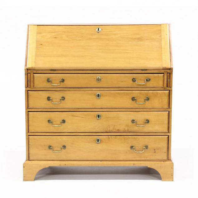 american-chippendale-cherry-slant-front-desk