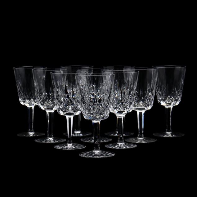 ten-waterford-i-lismore-i-water-goblets