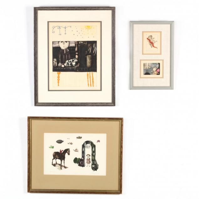 leticia-tarrago-mexican-born-1923-three-intaglio-prints
