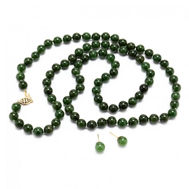 nephrite-demi-parure