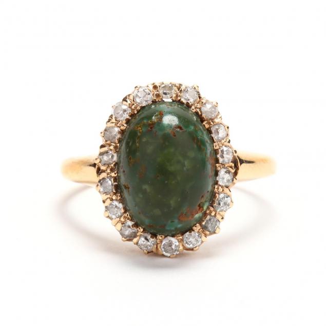 14kt-gold-turquoise-and-diamond-ring