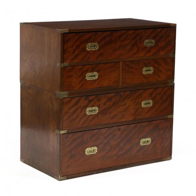 georgian-style-walnut-campaign-butler-s-chest