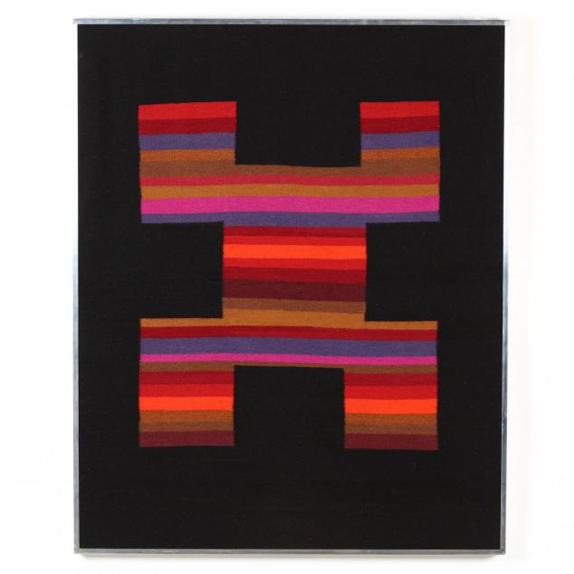 framed-southwestern-textile