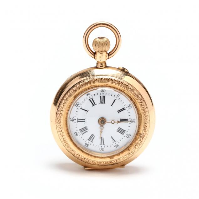 lady-s-vintage-14kt-gold-open-face-pocket-watch