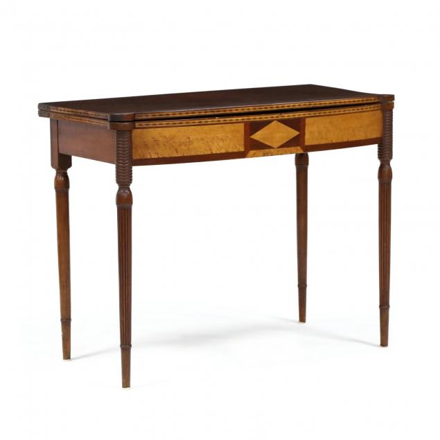 federal-mahogany-inlaid-game-table