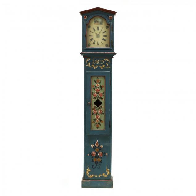 german-painted-and-carved-tall-case-clock