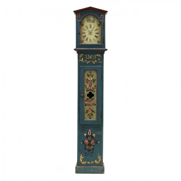 german-painted-and-carved-tall-case-clock