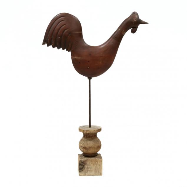 folky-carved-wood-rooster