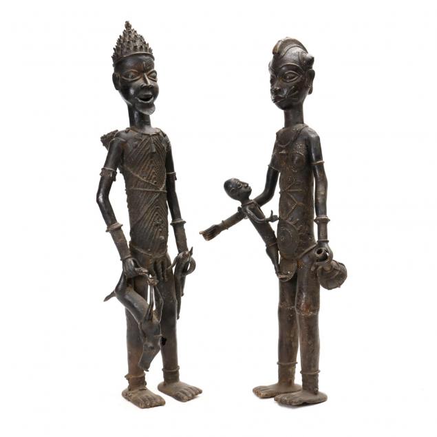 two-benin-bronze-standing-figures