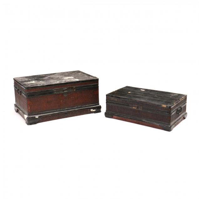 two-vintage-chinese-storage-trunks