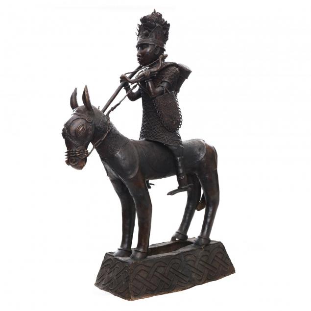 large-benin-bronze-horse-and-warrior