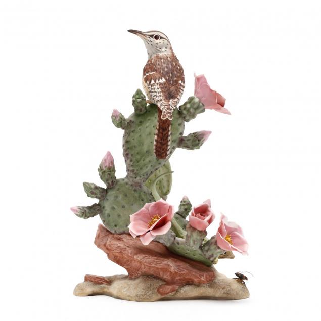 boehm-bisque-porcelain-cactus-wren