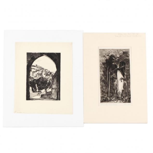 two-etchings-anthony-gross-and-max-kuehne