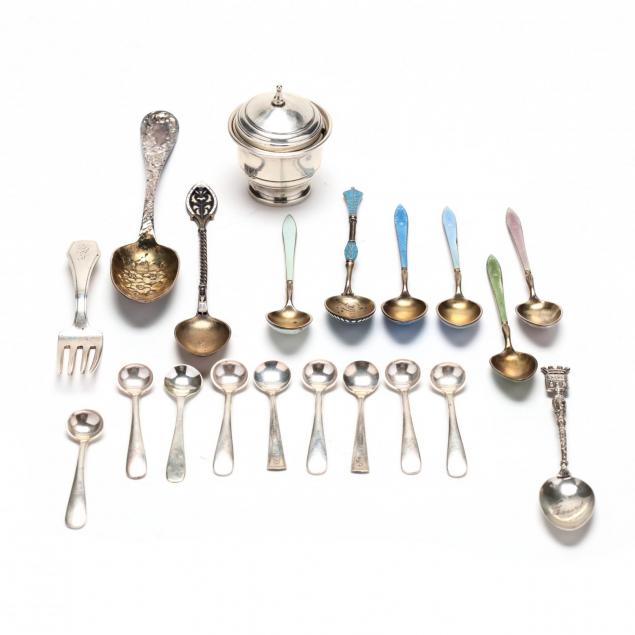 a-group-of-sterling-silver-and-silverplate