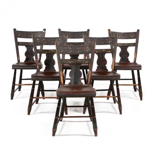 set-of-six-antique-american-painted-dining-chairs