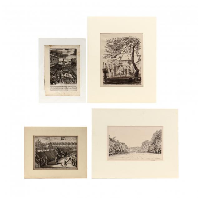 four-unframed-antique-prints