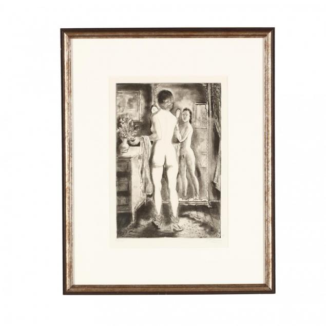 emil-ganso-american-1895-1941-i-nude-before-mirror-i