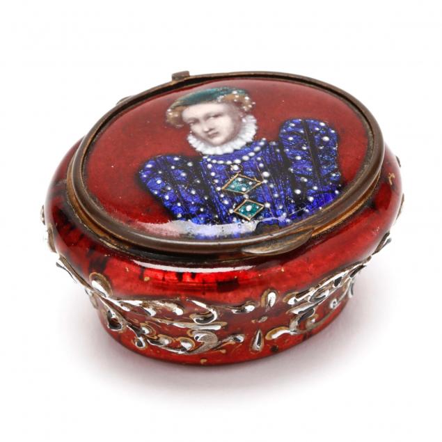 red-enameled-oval-box-france
