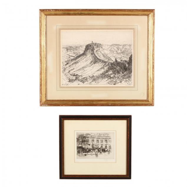 two-antique-etchings-fabio-mauroner-and-william-walcot