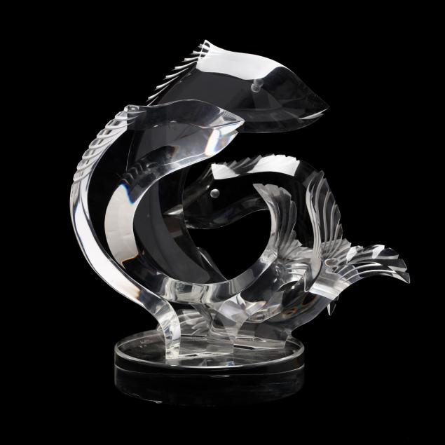 van-teal-lucite-fish-sculpture