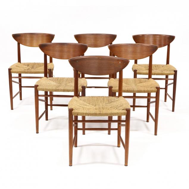 peter-hvidt-six-teak-dining-chairs