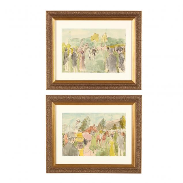 a-pair-of-vintage-watercolors-of-royal-ascot