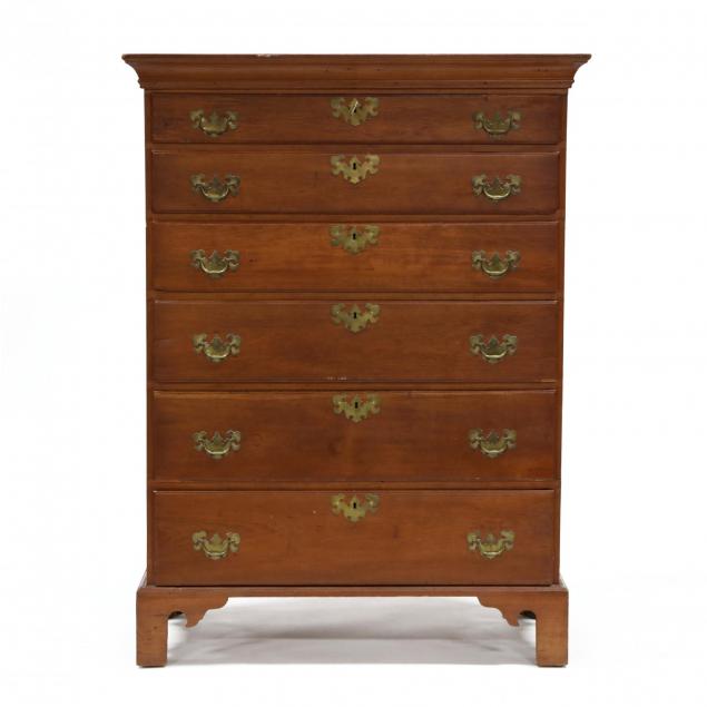 new-england-maple-semi-tall-chest-of-drawers