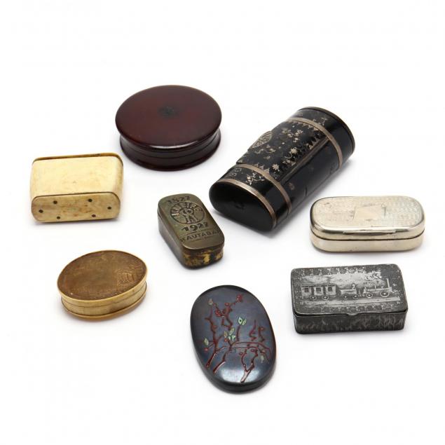 eight-miscellaneous-snuff-boxes