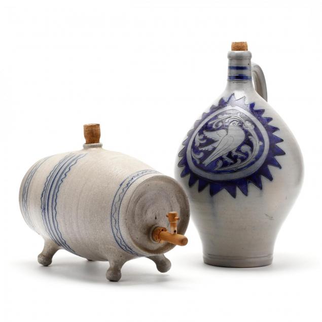 two-contemporary-salt-glazed-pottery-vessels
