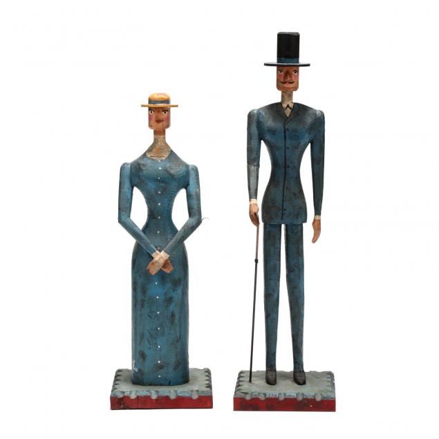 curtis-jere-folky-carved-and-painted-wood-couple