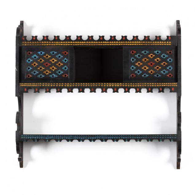 swedish-style-carved-and-painted-hanging-dish-shelf