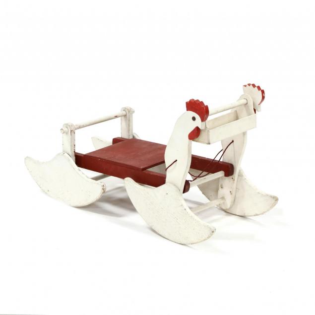 vintage-child-s-painted-rooster-rocker