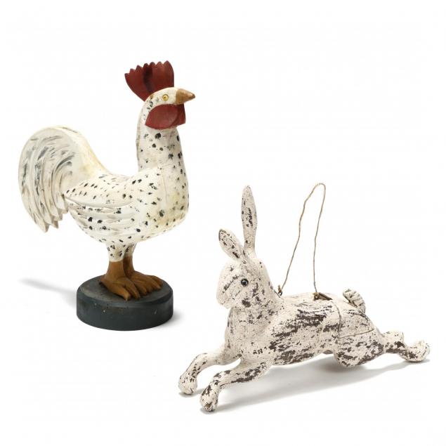 two-decorative-folky-animals