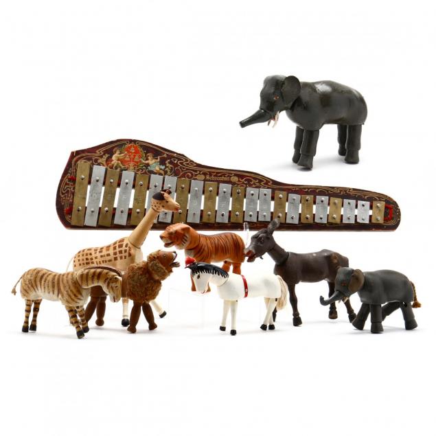 schoenhut-circus-animals-and-xylophone