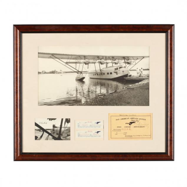 two-charles-lindbergh-signed-items-pertaining-to-the-american-clipper