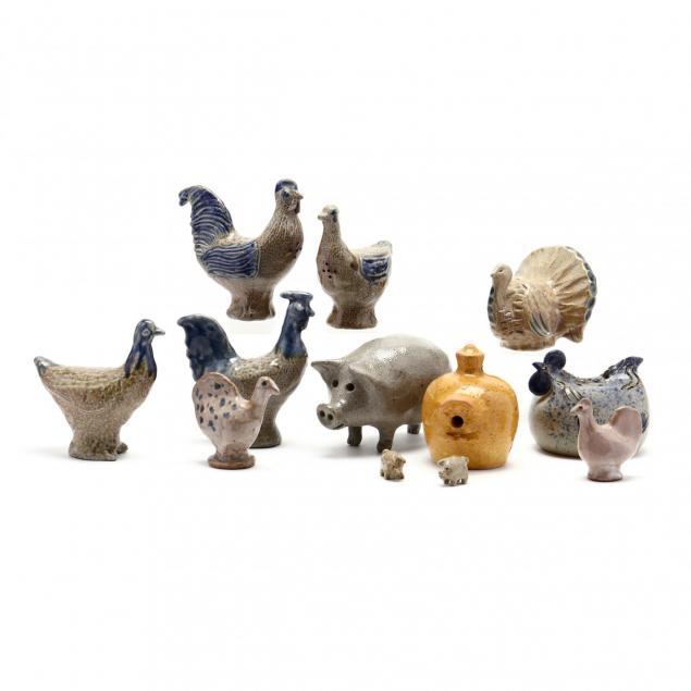 a-pottery-animal-group