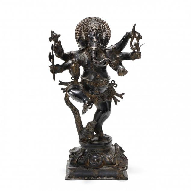 large-cast-metal-statue-of-ganesh