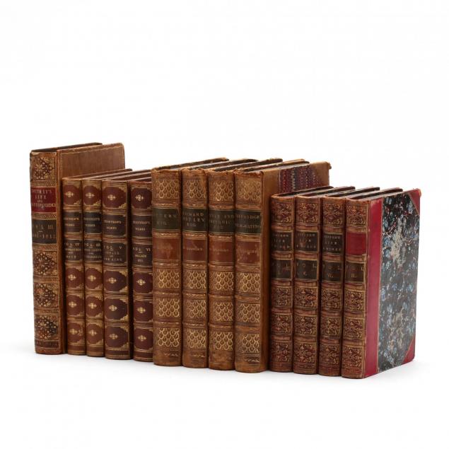 antique-books-with-fancy-leather-and-gilt-binding
