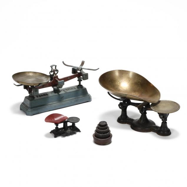 three-antique-tole-ware-scales