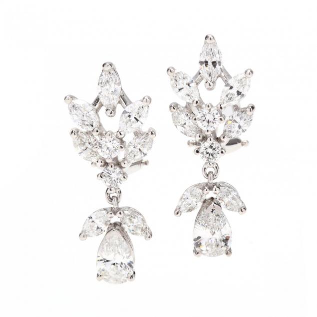 platinum-and-diamond-chandelier-earrings