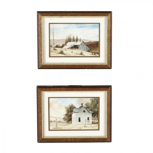 f-broadhurst-american-20th-century-pair-of-small-watercolor-views