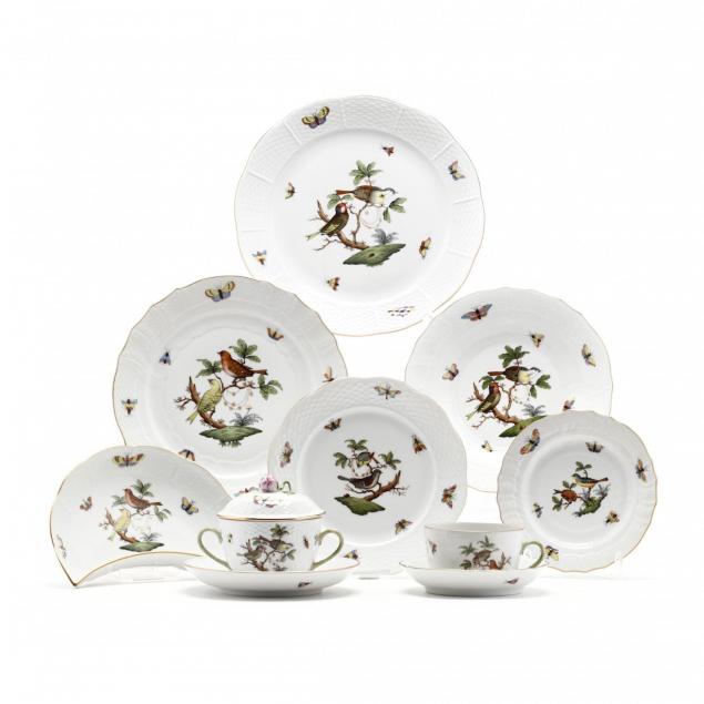 herend-rothschild-bird-porcelain-dinner-service