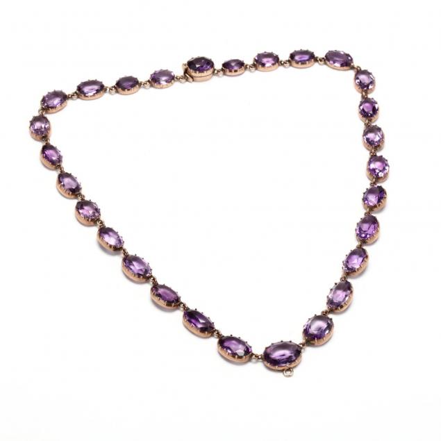 antique-gold-and-amethyst-riviera-necklace